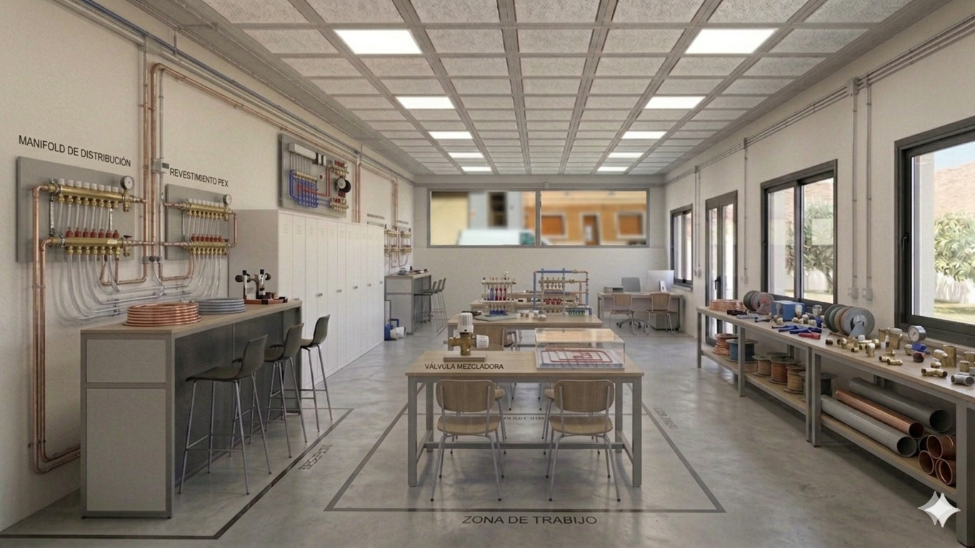 Edifici destinat als nous locals al carrer Hostal de la Bordeta